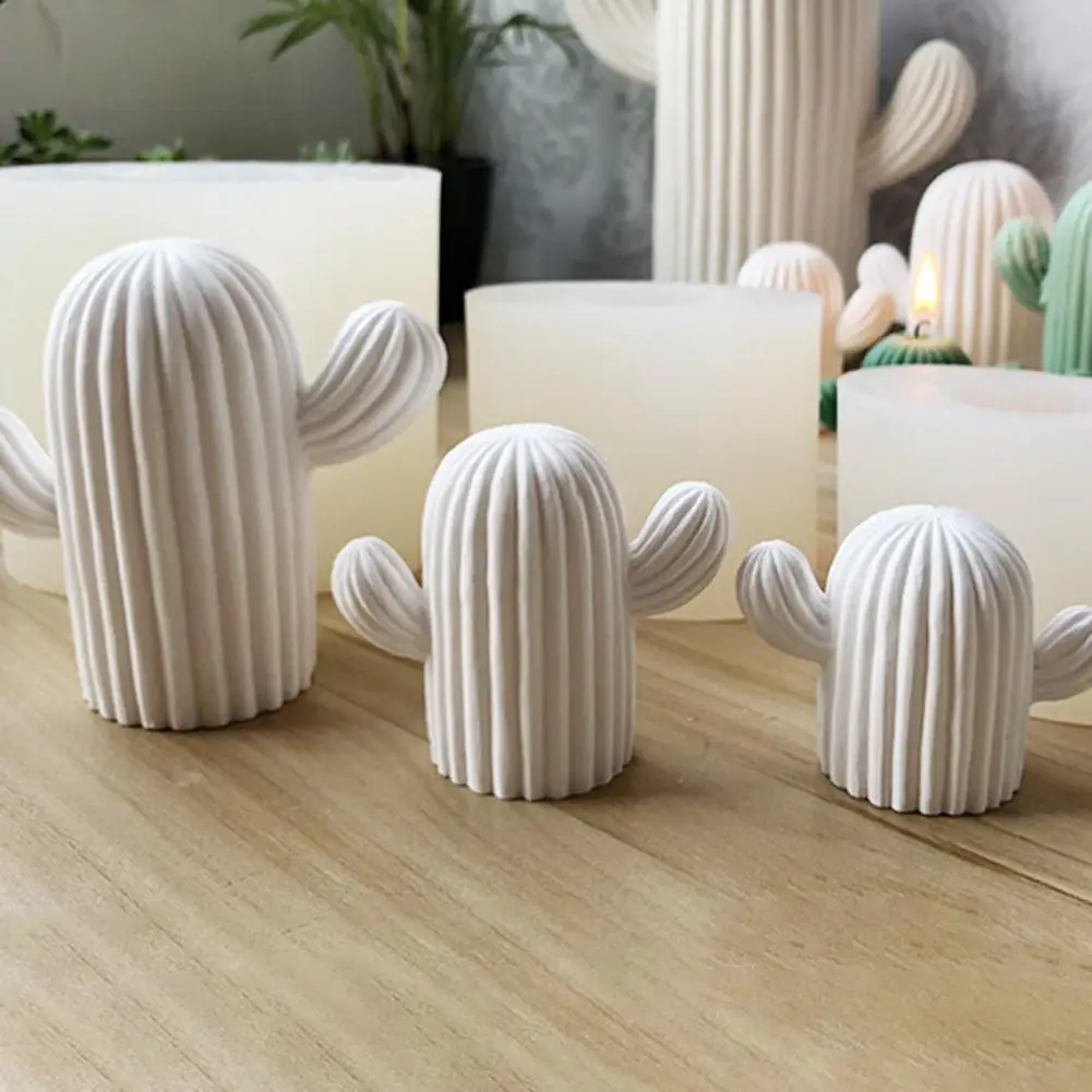 3D моделирование кактуса формы выпечки инструменты силиконовые формы торт шоколад мороженое десерт мыло свечи силиконовые гипсовые формы