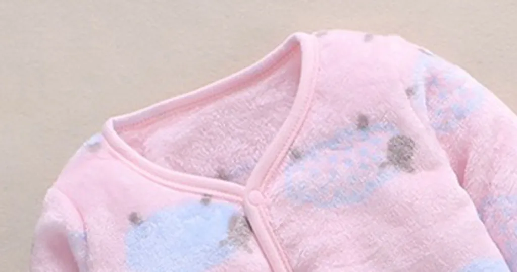 Комплект из плотного флиса для новорожденных мальчиков и девочек, Теплые Топы и штаны, пижама, одежда для сна детские пижамы Roupa Infantil Menina, 9 цветов