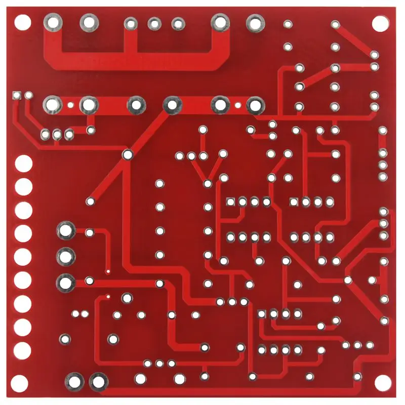 Красный 0-30V 2mA-3A постоянный Регулируемый источник питания DIY Kit PCB