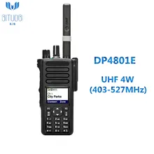  DP4801E walkie talkie VHF 136-174MHz UHF 403-527MHz GPS WIFI 1000 Channels IP68 Bluetooth 4.0 Radio with CPS 