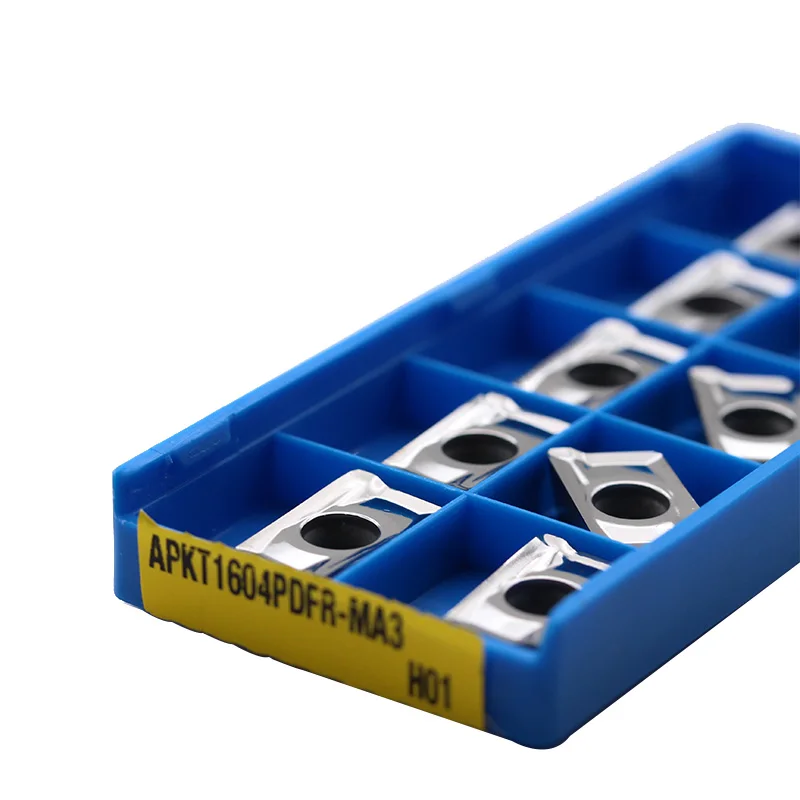 APKT1604 PDFR MA3 H01 Алюминиевая Вставка Карбид токарный Indexable Insert станок с ЧПУ фрезерный