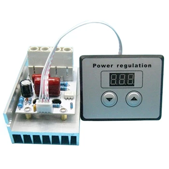 

AC 220V 10000W SCR Voltage Regulator Speed Control Dimming Dimmers Thermostat