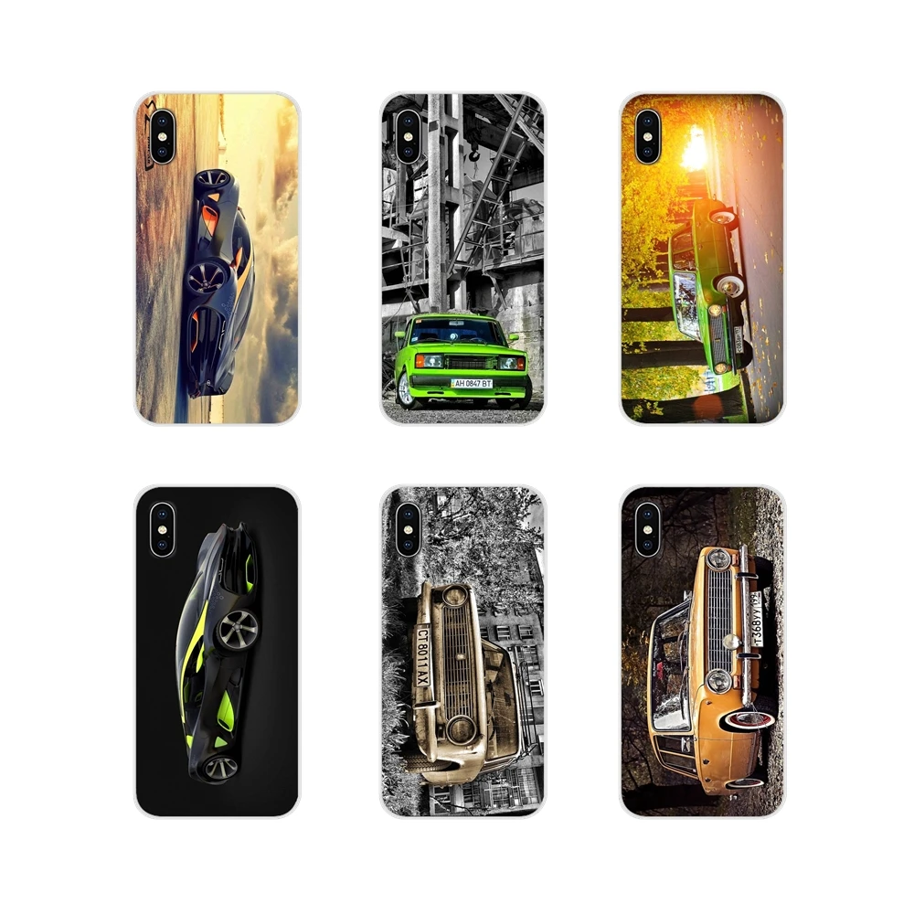 Аксессуары чехлы для телефонов Huawei Honor 4C 5C 6X 7 7A 7C 8 9 10 8C 8S 8X 9X 10I 20 Lite Pro design lada concept car |