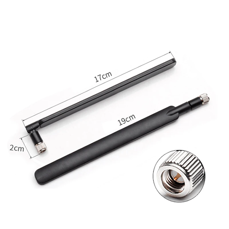 Antenne WiFi 4G LTE Double Bande - 10 DBi - Connecteur SMA Mâle - Pour Routeur, Caméra, PC