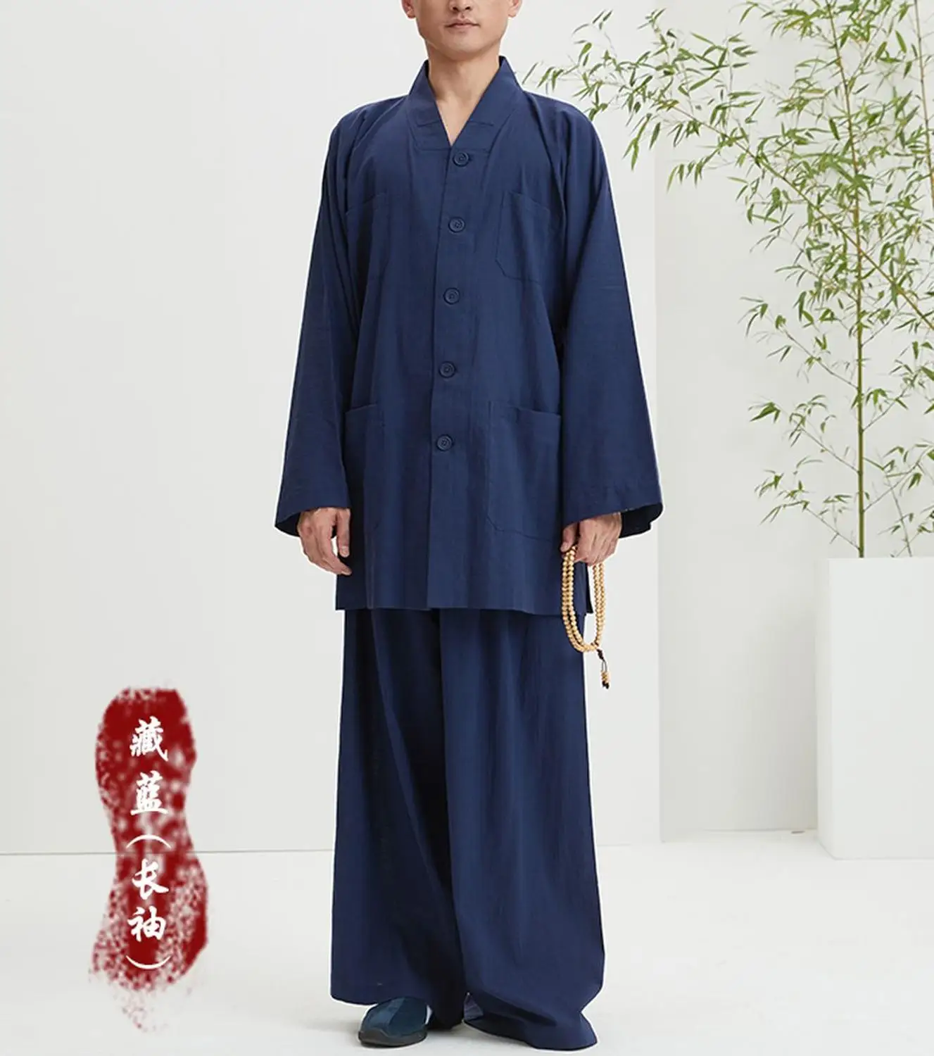 unisex 5color Summer&Spring 100% cotton buddhist zen buddha uniforms lay clothing shaolin monk kung fu suits blue/gray/yellow