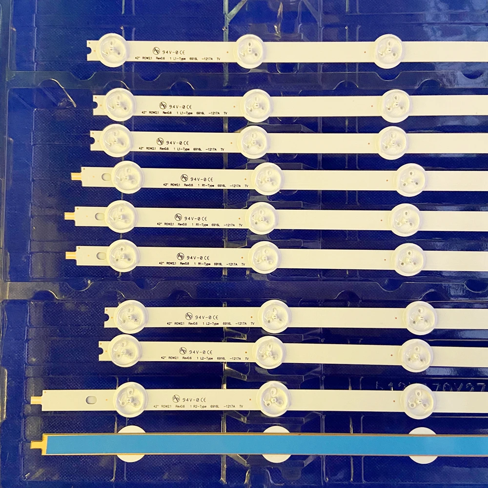 10 шт./лот Новинка Светодиодный подсветка бар для 4" ROW2.1 REV0.0 6916L-1214A 1215A 1216A 1217A, 6916L-1412A 1413A 1414A 1415A