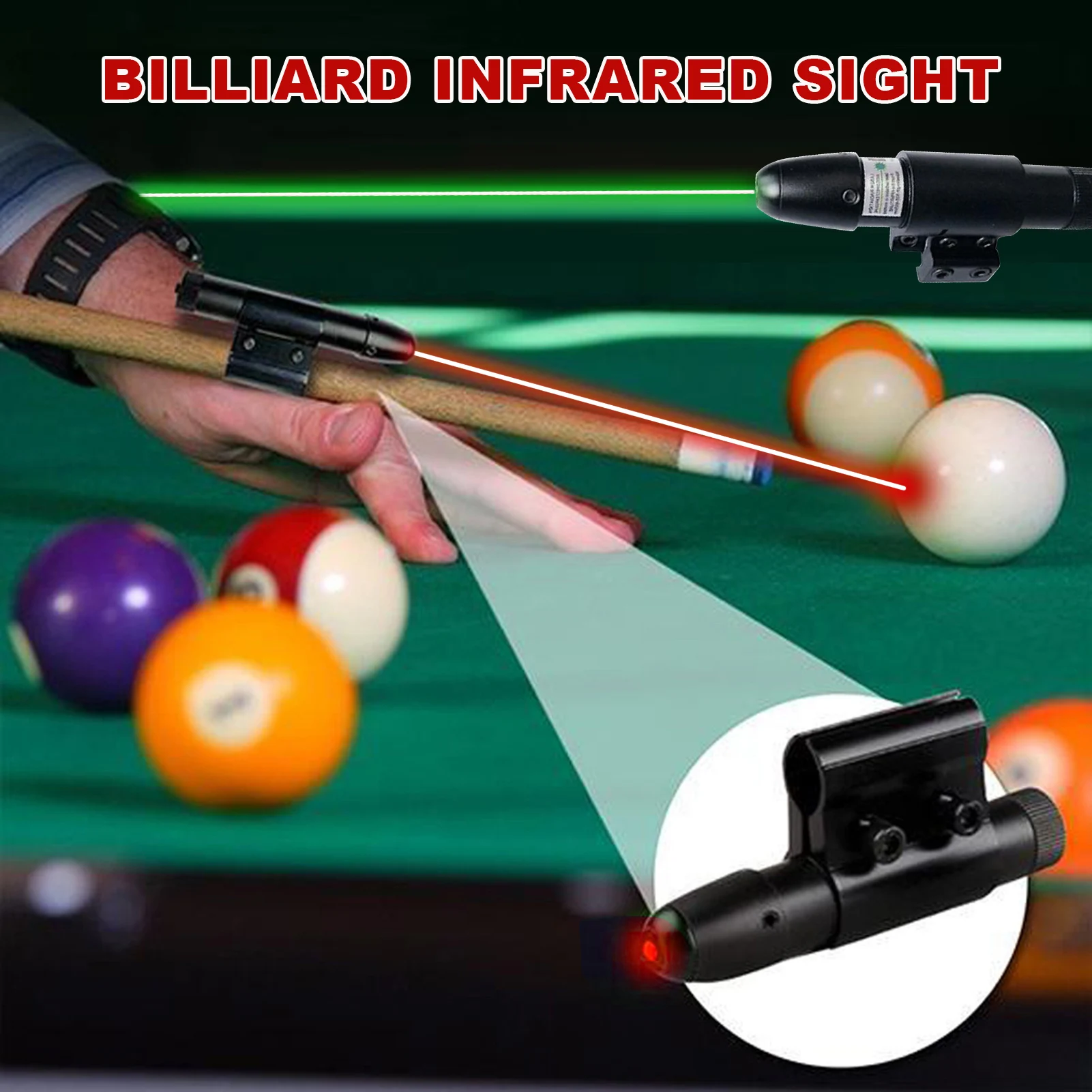 Grazen Oogverblindend lawaai Strikemaster Snooker Laser Sight Biljart Training Apparatuur Snooker Cues  Laser Action Correctie Exerciser Billar Accessoires|Snooker & Biljart  Accessoires| - AliExpress