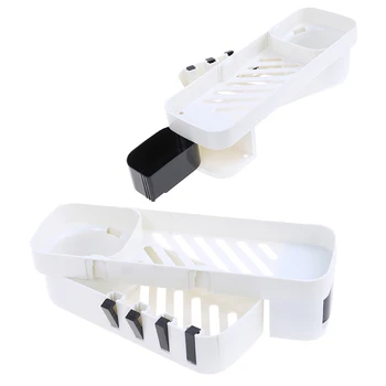 

Bathroom Shelf Tripod Holder Shelf Corner Storage Rack No Perforating Holder Wall Mounted Rack Bathroom Toilet Rotating Holder