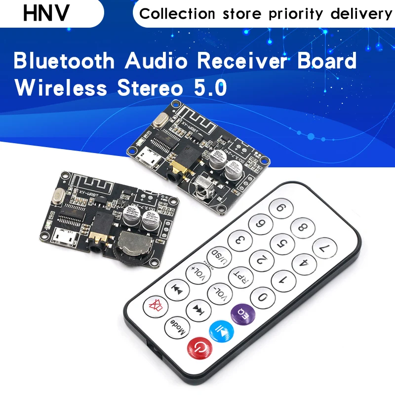 Плата аудиоприемника HNV Bluetooth 5 0 mp3 декодер не допускающий потерь беспроводной