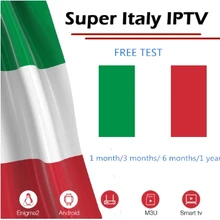 Италия IP tv M3u подписка на итальянский Премиум 2000 Live VOD Поддержка Android Box Enigma2 Smart tv IOS бесплатный тест Deutsch Германия