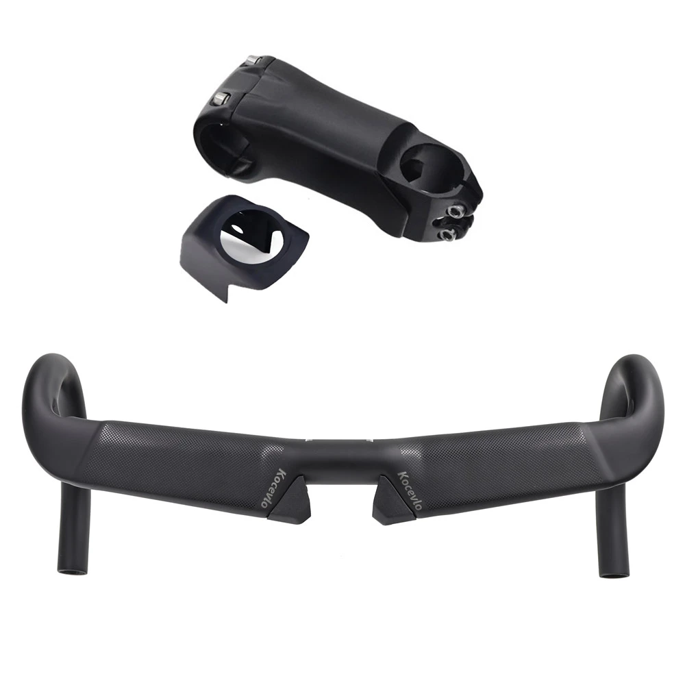 Manillar totalmente de carbono para bicicleta de carretera, disponible en mate/brillante, con hueco para cable interno, dirección para bici de carreras de 31,8x400/420/440mm producto nuevo|Manillar de bicicleta| - AliExpress