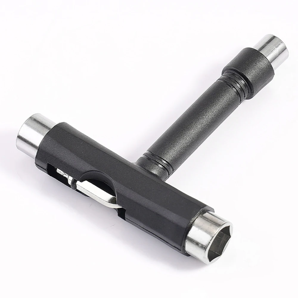 T Shape Skateboard Wrench Kit Multifunction MTB Bike Electric Scooter Repair Tools Snowboard Wrench Assembly, skateboard tools,skateboard accessories