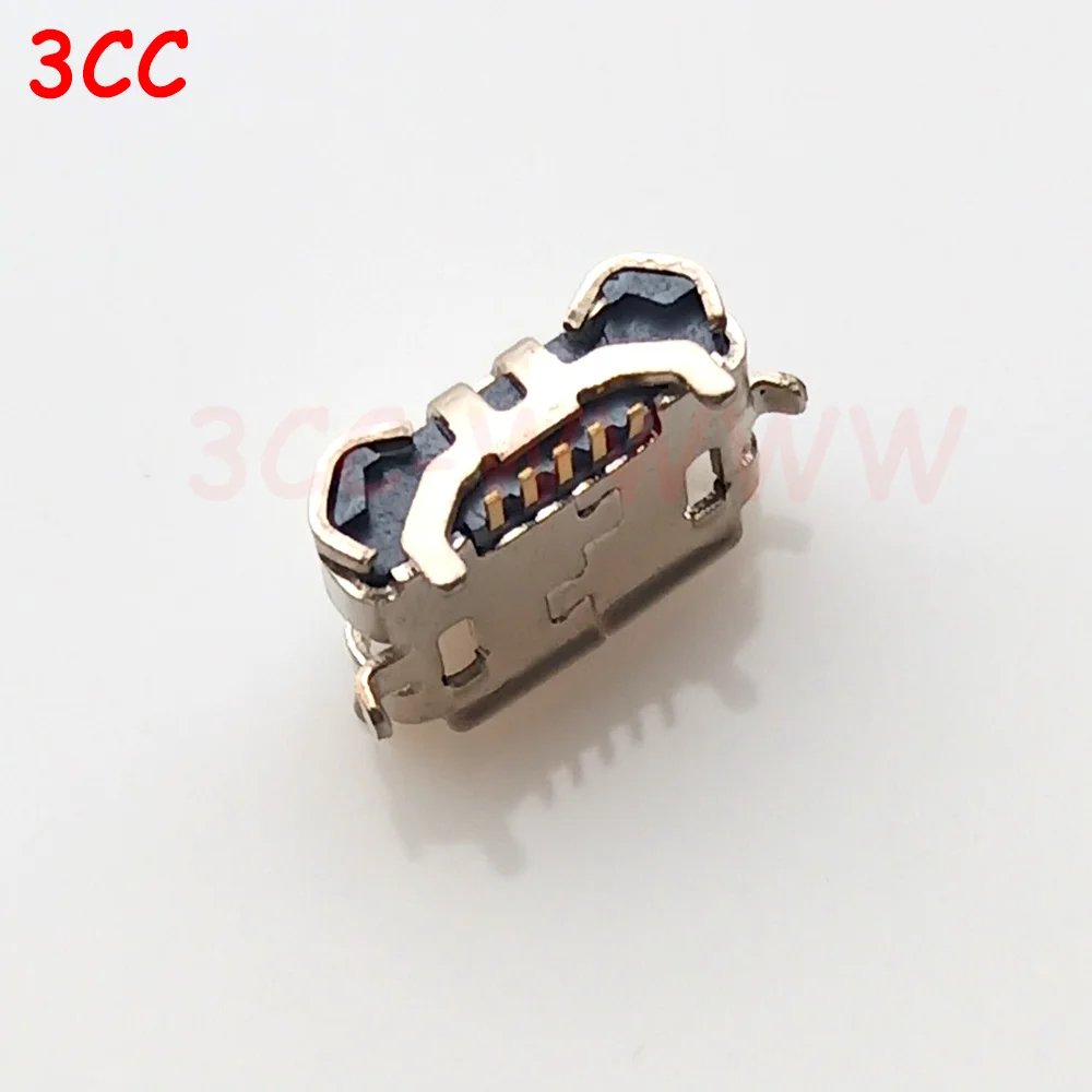Joystick Conector de Alimentação Micro Usb Porta de Carga de Dados para Ps4 Jds 030 040 011 055 001 Controlador sem Fio Tomada de Carregamento 100 Peças