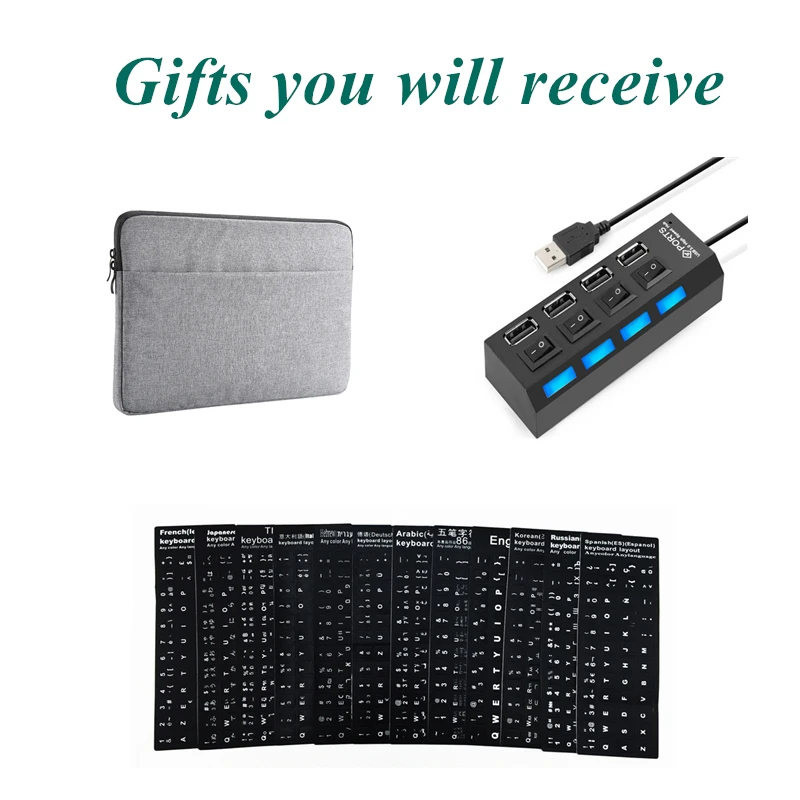 LHMZNIY 15.6 inch I7-4th CPU Intel HD GPU Gaming Laptop 8GB RAM 512GB SSD Win10 Dual Band WIFI 1920*1080P IPS Notebook Computer