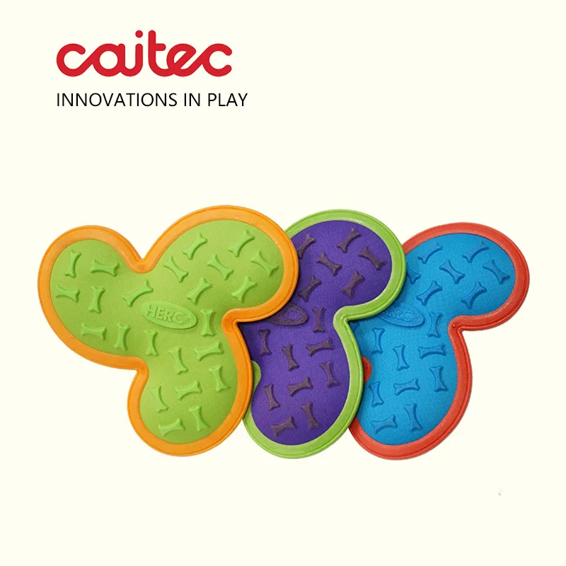 

Пропеллер CAITEC Dog игрушки пищащие, прочный, подходит для бросания на открытом воздухе, подходит для собак среднего и крупного размера