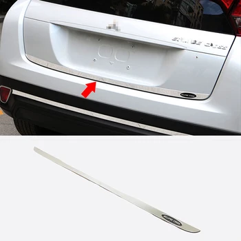 

Stainless Steel Red/Blue/Black For Mitsubishi Eclipse Cross 2018 2019 accessories Rear Tailgate Trunk Lid Cover Trim Styling