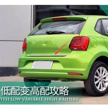 

Fit For Volkswagen POLO 2011-2017 Chrome Tail Gate Door Cover Trim Rear Trunk Molding Bezel Styling Sticker Garnish
