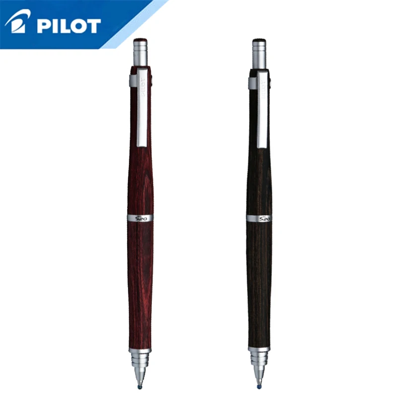 Шариковая ручка PILOT, BPPS-2SK, 1 шт., S20, деревянный стержень, эргономичная ручка, средняя, масляная ручка, офисные, студенческие принадлежности, 0,7 мм