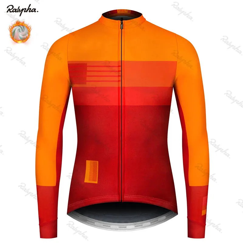 Велокофты Pro Team Ralvpha зимняя флисовая одежда для велоспорта MTB велошорты комбинезон комплект Ropa Ciclismo триатлон комплект - Цвет: cycling shirt 6
