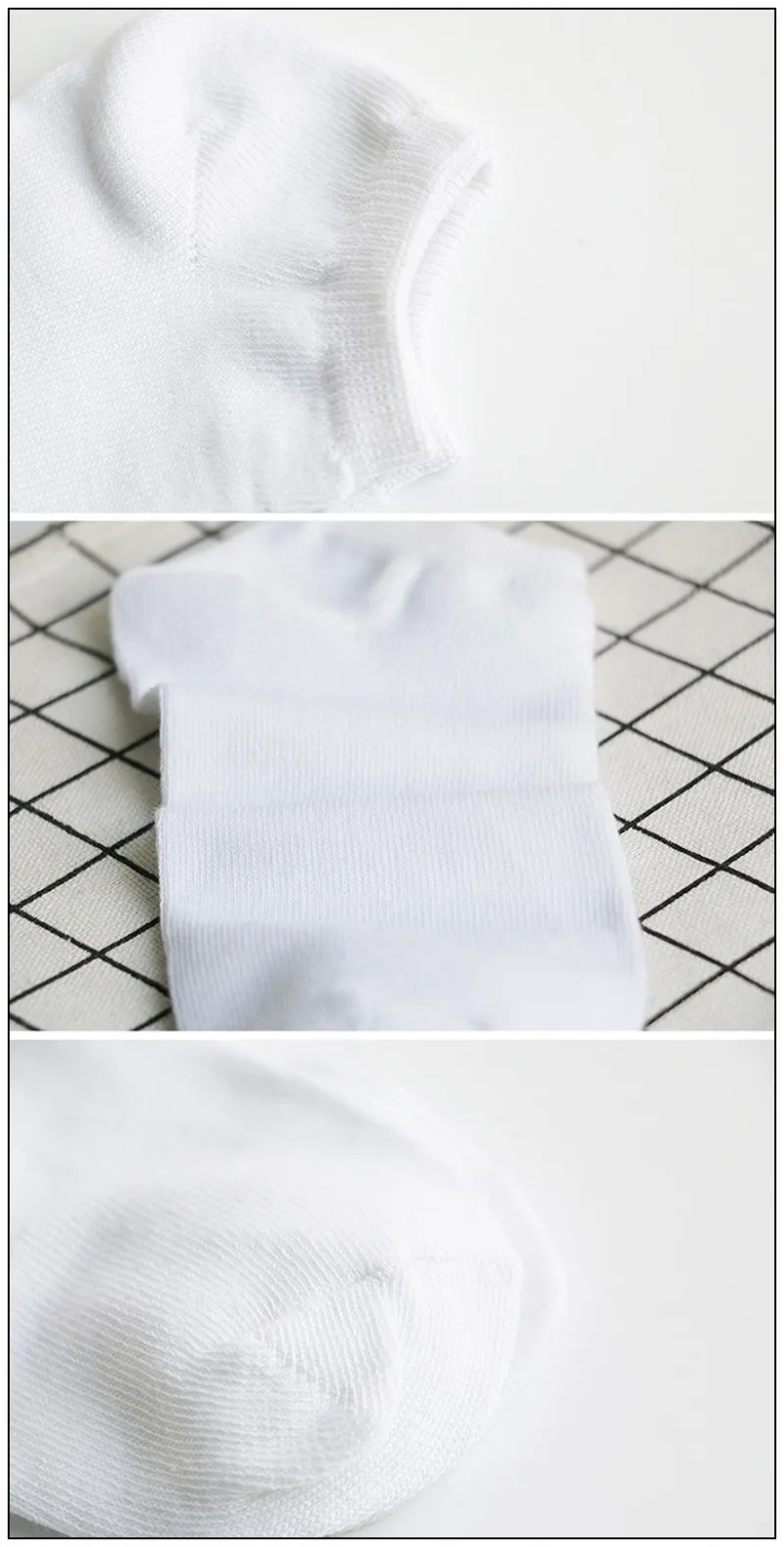 Woman Summer Socks Black White Gray Solid Color Female Invisible Socks Polyester Cotton Ladeis Boat Socks 6Pairs/lot=12pieces