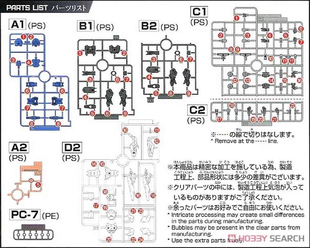 Bandai Gundam Model Kits Anime Figures 30MM Spinatio Ninja Original Type Gunpla Robot Model Action Toy Figures