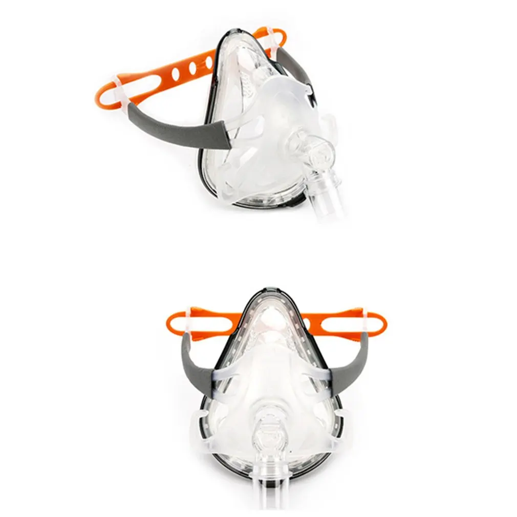 

CPAP Mask FM1A Full Face Mask For CPAP Bipap Machine COPD Snoring Size SML Connect Face And Hose With Headgear