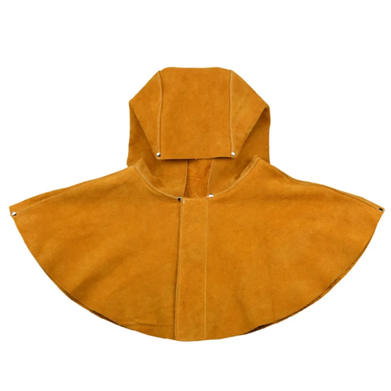 

Protective Equipment Washable Flame Retardant Helmet Leather Foot Welding Neck Face Protection Welder Hood Tools