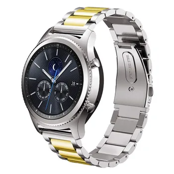 

SOONHUA Watch Strap Stainless Steel Watch Band Straps With Spring Bar For Samsung Galaxy Watch 42/46mm