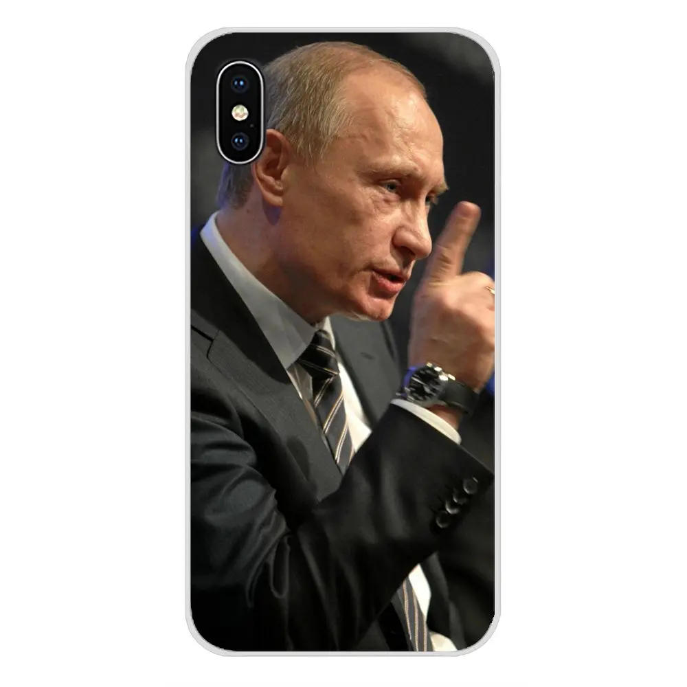 For Apple iPhone X XR XS 11Pro MAX 4S 5S 5C SE 6S 7 8 Plus ipod touch 5 6 Vladimir Vladimirovich Putin Russia Phone Cases Covers