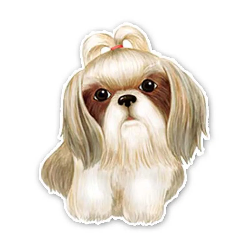 

PLAY COOL YJZT 3D Cute Pet Dog Car Sticker Automobiles Motorcycles Exterior Accessories Vinyl Decals for Bmw Audi Ford Lada Vw