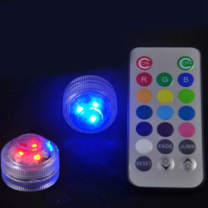 LED Waterproof Pool Lights Led Colorful Flashing Aquarium Light Electronic Underwater Fish Tank Light