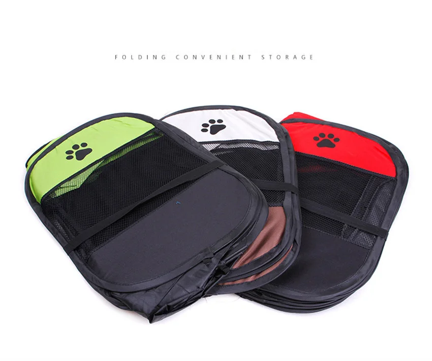 Pet Dog Playpen Tent Crate Room Foldable Puppy Exercise Cat Cage Waterproof Outdoor Two Door Mesh Shade Cover Nest Kennel (3)