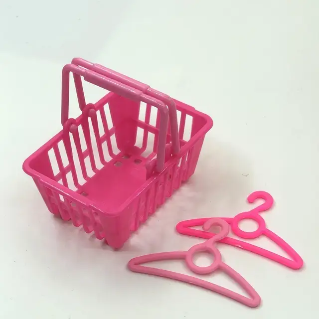 Kids Mini Simulation Light Electric Washing Machine Basket Pretend Play Toy Set 5