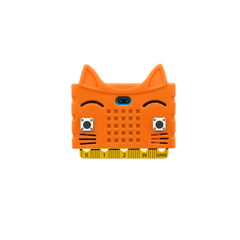 Привет Q! Милый защитный чехол в форме кота силиконовый для micro:bit board (без