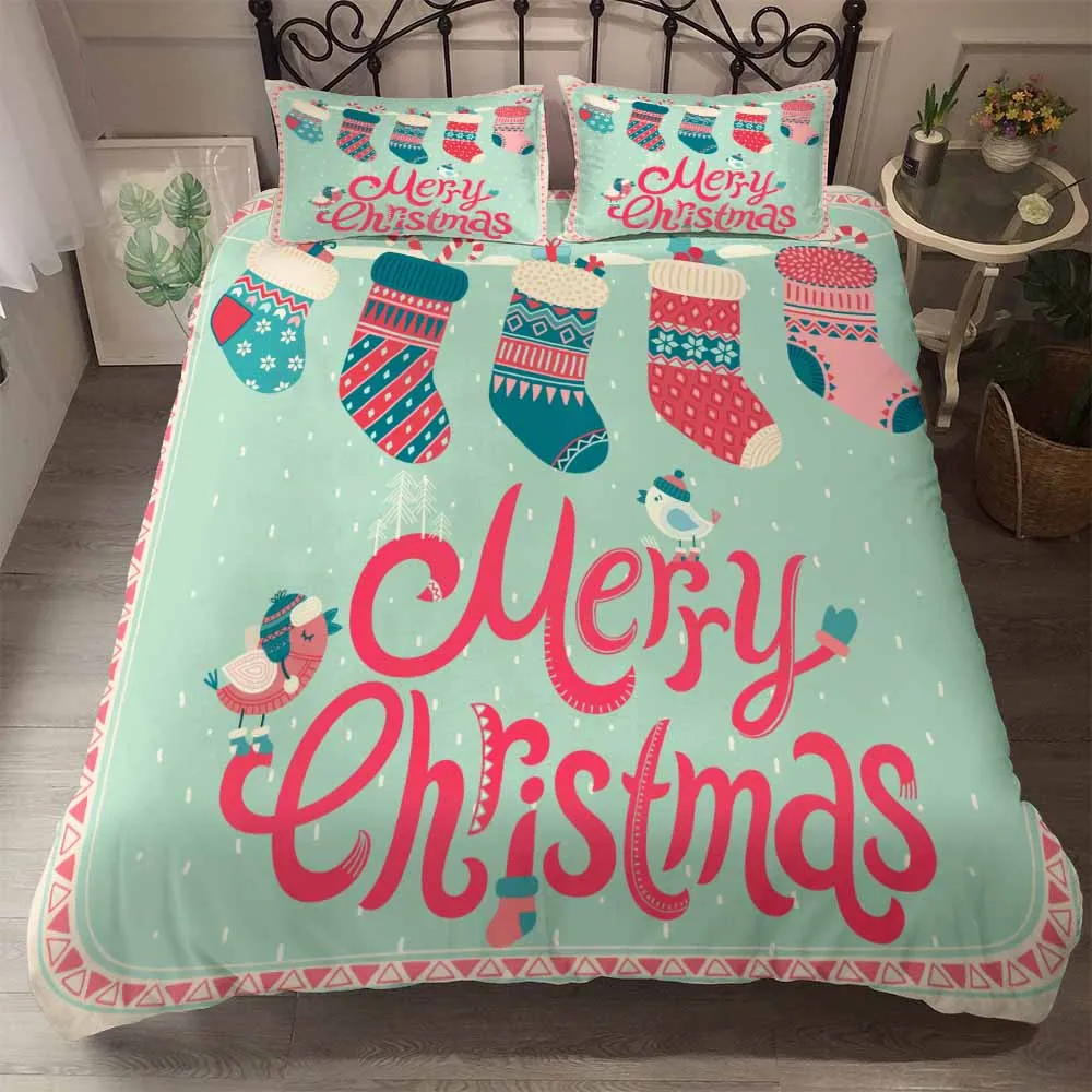 Горячая Распродажа, Рождественский набор постельных принадлежностей для дома, королевское Королевское комфортное двойное постельное белье для мальчиков и девочек