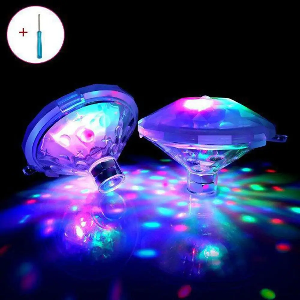 

Dadaism Kids Floating Underwater Swimming Pool Water LED Light Pond Lamp Waterproof Swimming Pool Accessories Outdoor Party Lig