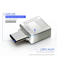 Ginsley адаптер USB type C до USB 3,0 адаптер Thunderbolt 3 Тип C адаптер OTG кабель для Macbook pro Air samsung S9-10 USB OTG