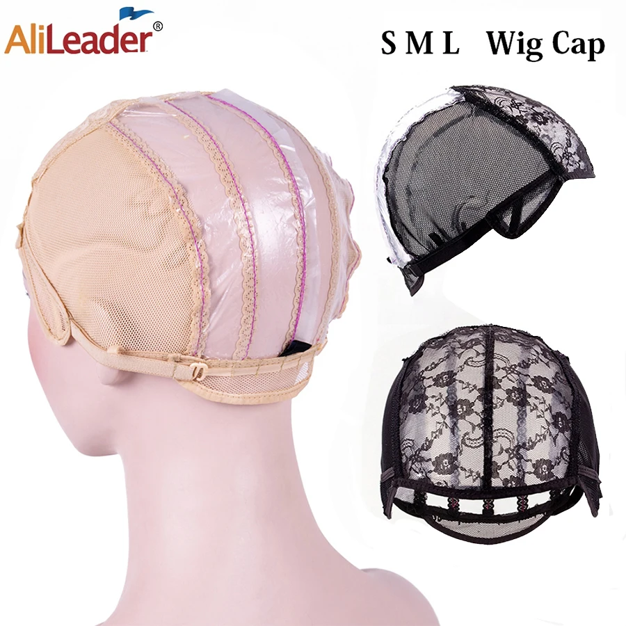 Wig Caps and Accessories Alileader Adjustable 1Pcs Base Cap for Making Wig