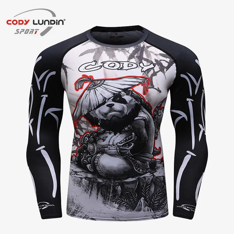 Jiu Jitsu мужские Bjj Rashguard ММА Футболки с длинным рукавом GI кикбоксинг муай тай