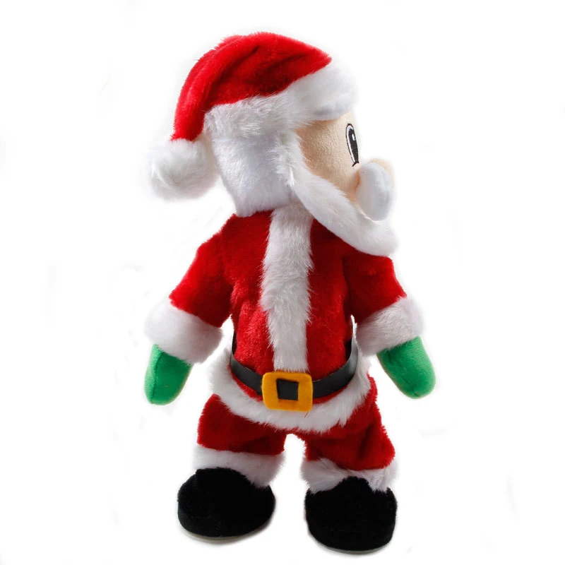 Большой размер новогодние куклы Ecletric Рождественская Фигурка Санта Клауса игрушка снеговик батарея питание Twerking поющие игрушки подарок для детей
