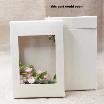 

10PCS black and white cow 3 colors multi-size rectangular carton PVC window box gift box candy box Party supplies