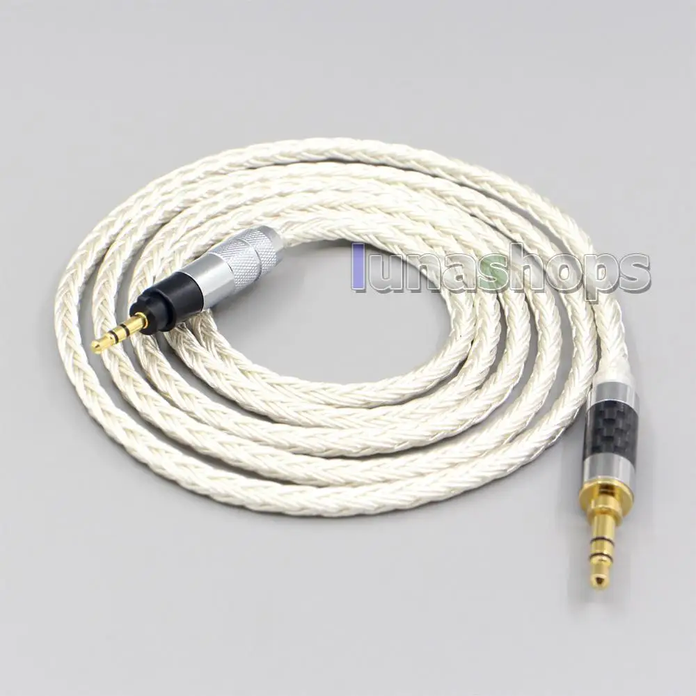 LN006358 XLR Balanced 3 5mm 2 5mm 8 Cores Silver Plated Headphone Cable For UE Live UE6Pro Lighting SUPERBAX IPX