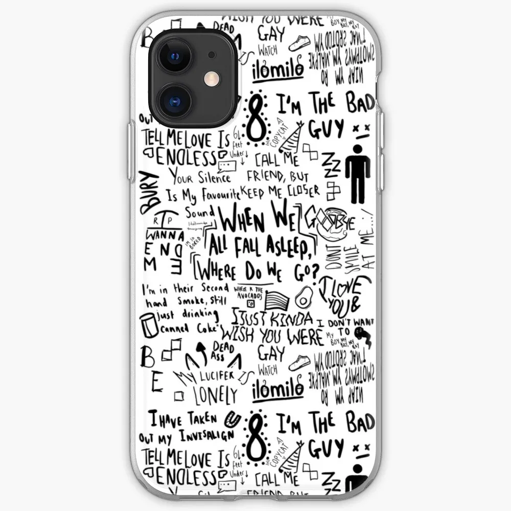 Чехол Billie Eilish i для iPhone 11 X XS Max XR с милым котом том iphone 8 7 6 6S Plus мягкий силиконовый