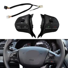 Botão de controle do volante do carro para kia rio 2011-2014 o interruptor de volume audio do telefone de bluetooth substitui as peças de automóvel