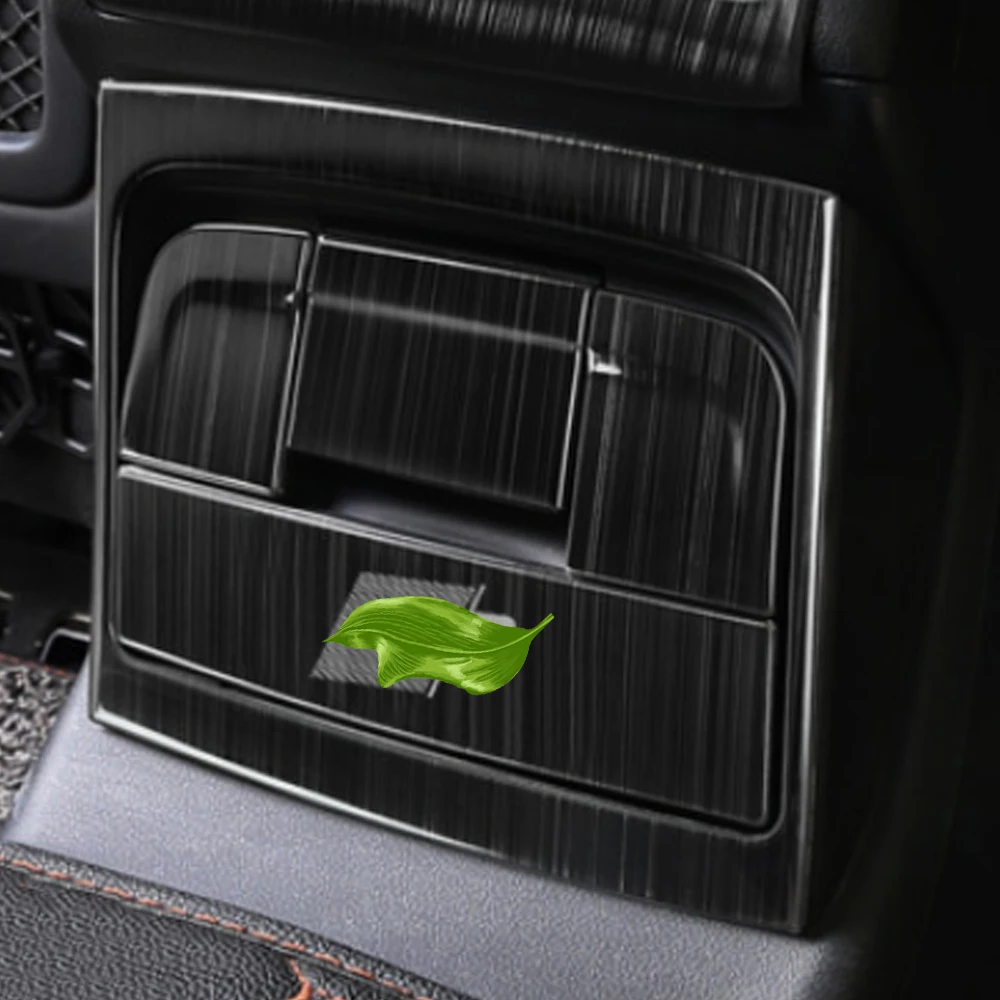 Карманго для Audi Q5 B8 B9 2012- автомобильный Стайлинг заднего сиденья прикуривателя панель накладка рамка наклейка интерьерные аксессуары