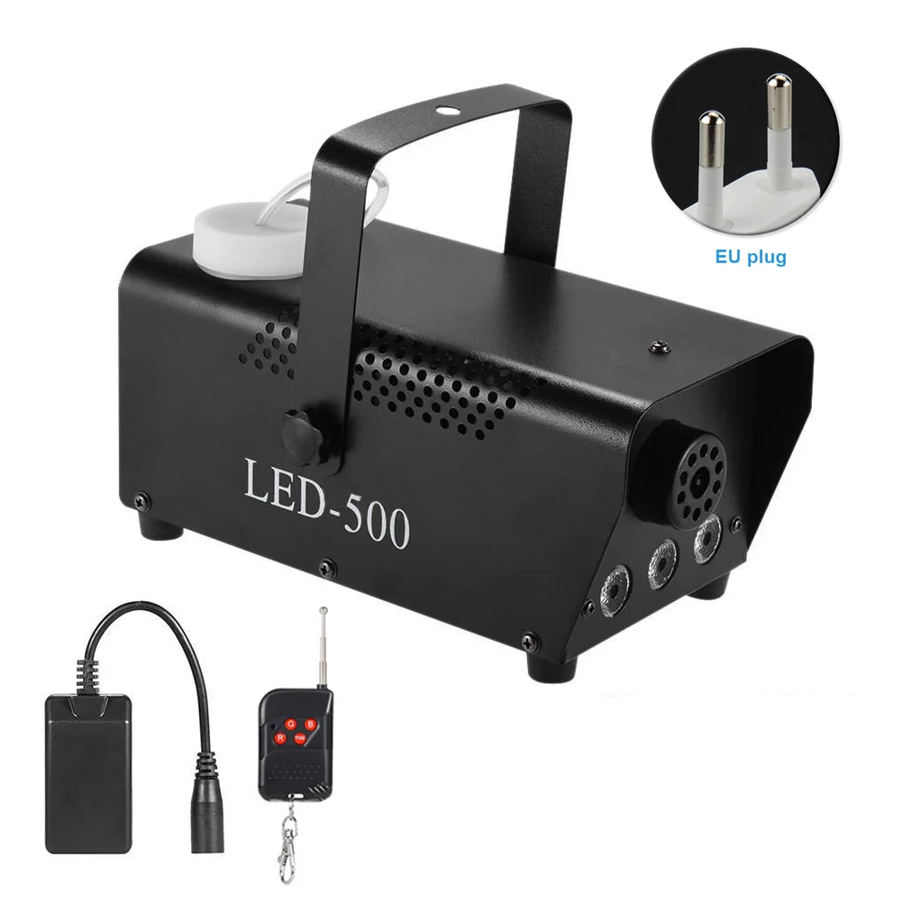 

Party Light Stage Remote Control Smoke RGB Portable Wireless Multi-color Fog Machine
