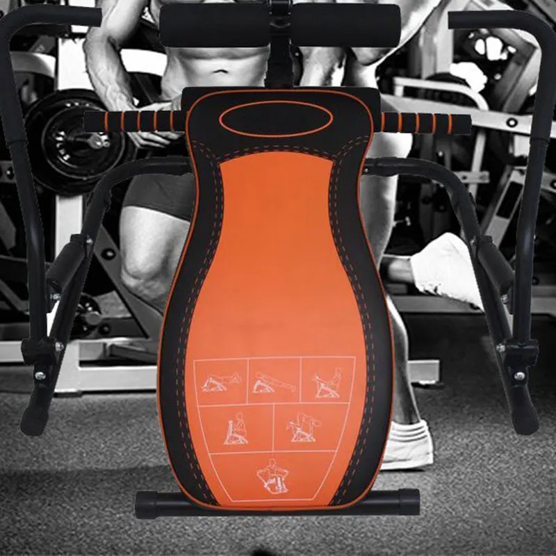 Multifunctional Home Folding Fitness Equipment Abdominal Rowing Machine Sit-up Board Plastic Exercise Weight Loss