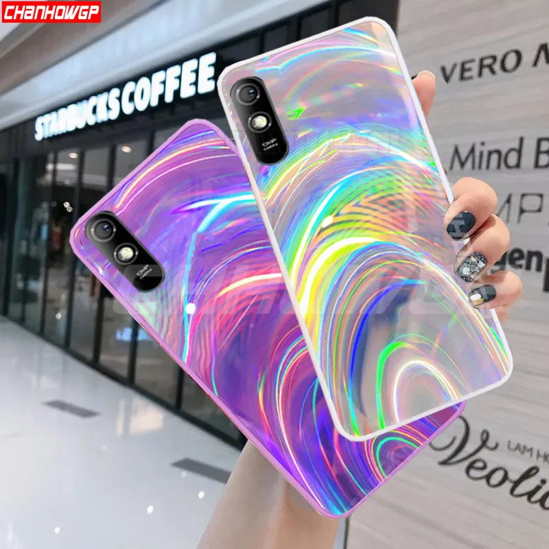 Чехол-накладка для Xiaomi Redmi 9 9A Note 9S 8 Pro Max Mi 10 Lite CC9 зеркальный глянцевый | Мобильные