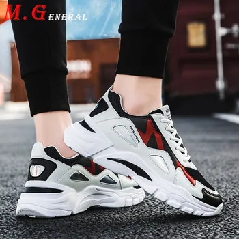 

Platforms Men's Sneaker Light Low Top Men Casual Shoes Male Lace Up Summer Shoes Man Soft Bottom Dad Shoes Flat Fashion Shoe C49