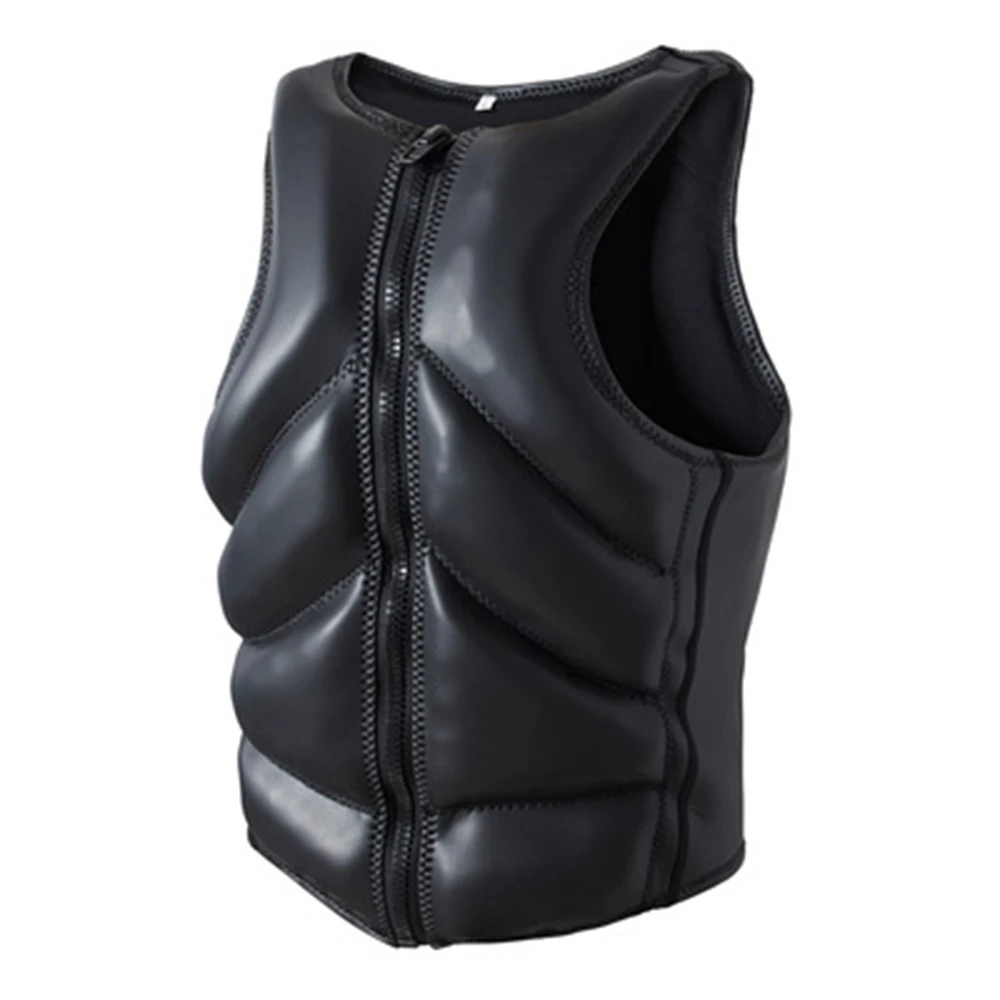 

2021Adults Life Jacket Neoprene Smooth Skin Safety Life Vest for Water Ski Wakeboard Swimming Fishing Boating Kayak Safety Cloth